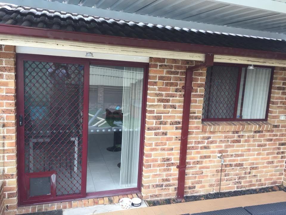 Aluminium-security-screen-painting-services